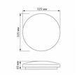 PLAFONIERA LED VIDEX MILA 24W NW VLE-CLR-244R