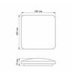 PLAFONIERA LED VIDEX NATA 48W NW VLE-CLS-484M