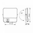 PROIECTOR LED VIDEX F3-PIR 30W-5K VLE-F3-0305B-S