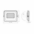 PROIECTOR LED VIDEX LUCA 20W NW VLE-F2E-205W