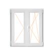 FER.PVC ALB STULP+OB 140X120 DR W2DREROCK2.0003