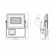 PROIECTOR LED+S VIDEX LUCA 20W NW VLE-F2E-205W-S