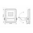 PROIECTOR SOLAR LED+S VIDEX GELIO 20W NW VLE-FSO-205-S