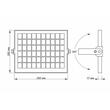 PROIECTOR SOLAR LED+S VIDEX GELIO 20W NW VLE-FSO-205-S