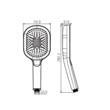 SET PARA DUS+FURTUN CROM B06301CP 3-F OVAL