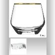 PAHARE SET 6 BUC MILLA GOLD 35CL 154305A JJA
