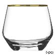 PAHARE SET 6 BUC MILLA GOLD 35CL 154305A JJA
