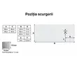 CADITA DUS 7046 GRI DESCHIS 1200X800X25 DY-T128FCG/G sif.inclus