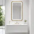 OGLINDA 600X800 YJ-6080-1-G VERTICAL gold frame