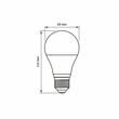BEC LED VIDEX E27 A60 8W NW VLE-A60E-08274