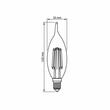 BEC LED VIDEX E14 C35 6W FIL FLAME NW VLE-C35FT-06144