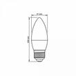 BEC LED VIDEX E27 C37 7W NW VLE-C37E-07274