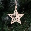XMAS DECOR LEMN STEA 6BUC CA0665