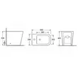BIDEU STATIV 560X365X400 YJ-1381F M-001 matte black