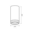 CORP IL.LED VIDEX CARMELO 30W GU10 NG VL-SPF05A-B