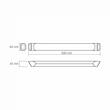 CORP ILUM.LED VIDEX 36W 0.6M 5000K NG VLE-BN-36065B