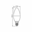 BEC LED VIDEX E14 C37 7W NW VLE-C37E-07144