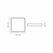 CORP ILUM.VIDEX-DOWNLIGHT-LED-DLSS-BLACK-18W-NW VLE-DLSS-184B