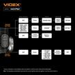 LANTERNA CAP LED REINC.+SENZOR VLF-H075C