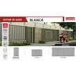 POLBRAM BLANCA PANOU W2.0 H1.2 RAL7016 GAL