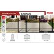 PANOU CRONOS LAT.2M H1.30-1.70 RAL9005