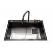 KIT CHIUVETA+BAT+PLACA 75X46X22 BLACK
