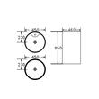 LAVOAR CERAMIC STATIV D6023AB