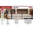 PANOU VICTOR LAT.2M H1.50-1.70 RAL9005