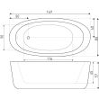 CADA POLA ROT.169X80X57 FREESTANDING