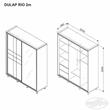 DULAP RIO 2M GRAFIT