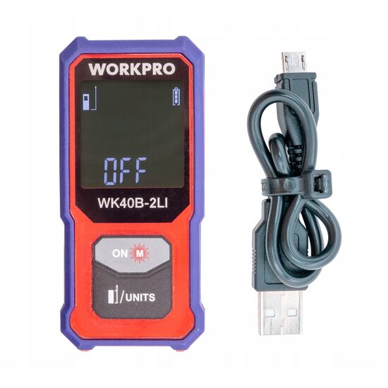 TELEMETRU LASER USB 135FT-40M WORKPRO