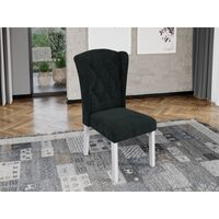 SCAUN ATENA HAVANA 17,PICIOR ALB