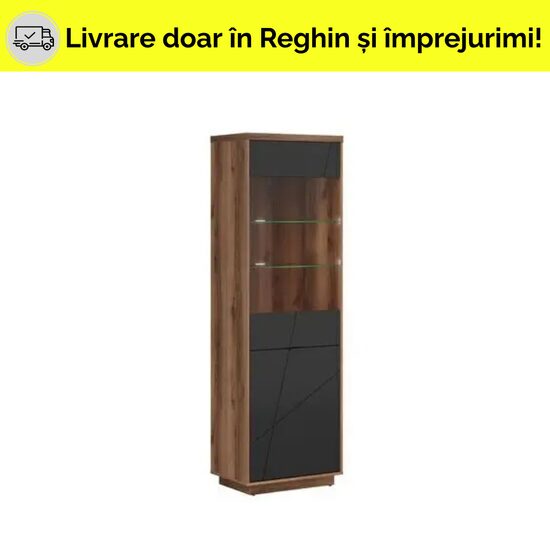 FORN VITRINA REG1D1W DELANO/NEGRU