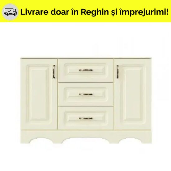 BOSTON COMODA 2D3S IVORY/VANILIE SUPERMAT MDF