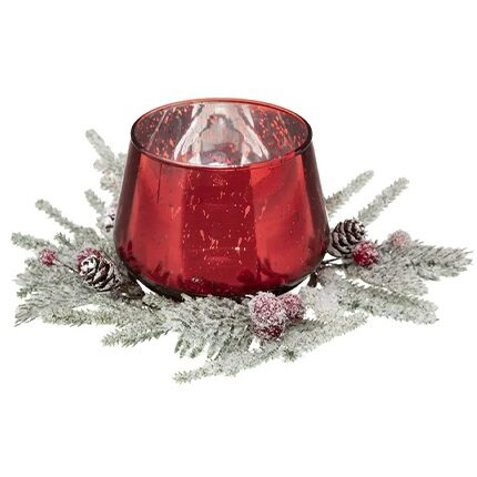 XMAS SUPORT LUMANARE 10X8CM 183457RG