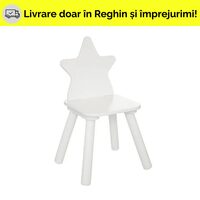 SCAUN COPII STEA ALB 188245