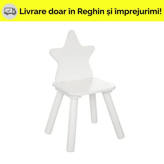 SCAUN COPII STEA ALB 188245