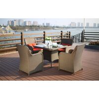 MOB.GR.SET JYG-1092 5PCS RATTAN 1M.PATRAT+4F