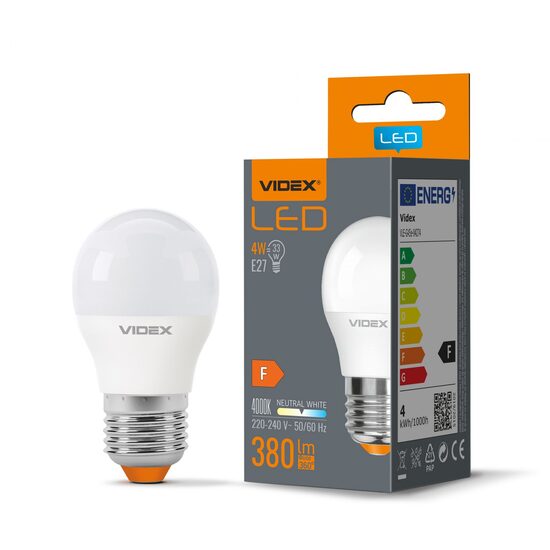 BEC LED VIDEX E27 G45 4W NW VLE-G45E-04274