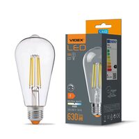 BEC LED VIDEX E27 ST64 6W FIL DIM NW VLE-ST64FD-06274