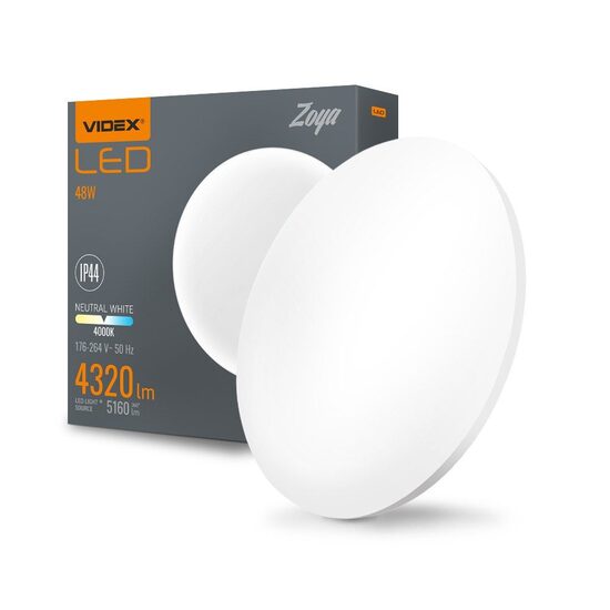 PLAFONIERA LED VIDEX ZOYA 48W NW VLE-CLE-484M