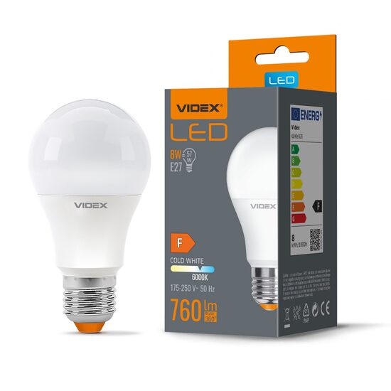 BEC LED VIDEX E27 A60 8W CW VLE-A60E-08276