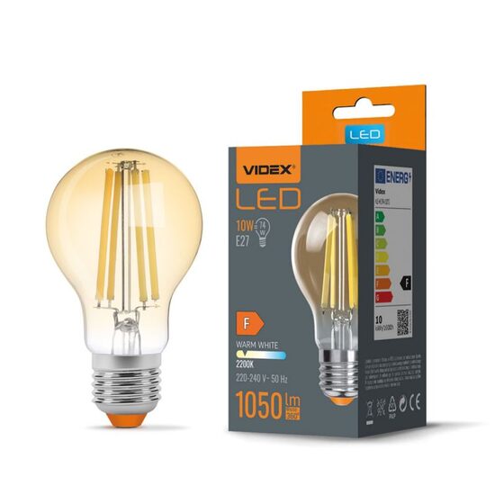 BEC LED VIDEX E27 A60 10W FIL AMBER WW VLE-A60FA-10272