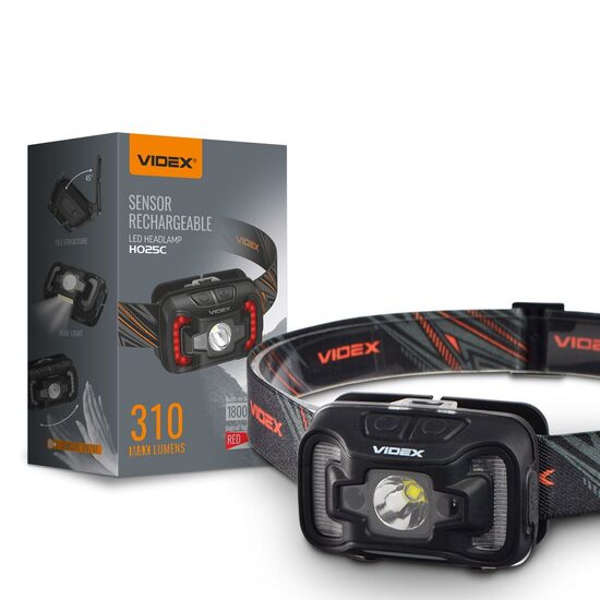 LANTERNA CAP LED REINC.+SENZOR VLF-H025C