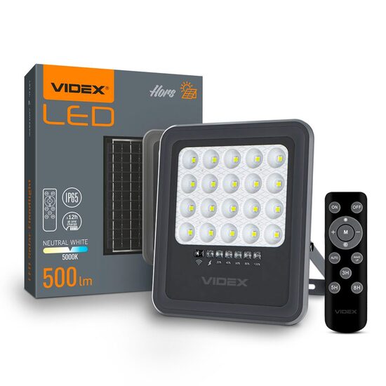 PROIECTOR SOLAR LED HORS 500 NW VLE-FSO3-205