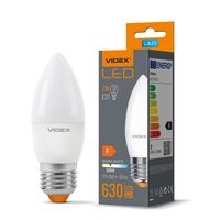 BEC LED VIDEX E27 C37 7W WW VLE-C37E-07273