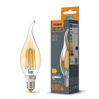 BEC LED VIDEX E14 C35 6W FIL FLAME AMBER WW VLE-C35FTA-06142