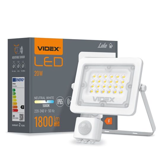PROIECTOR LED+S VIDEX LUCA 20W NW VLE-F2E-205W-S