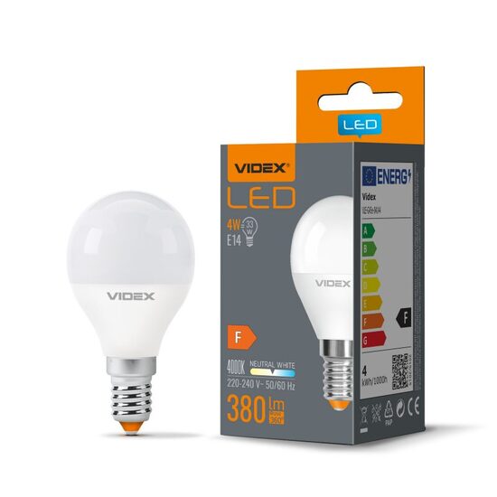 BEC LED VIDEX E14 G45 4W NW VLE-G45E-04144