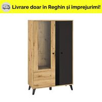ELIZABETH 03 VITRINA ARTISAN/NEGRU